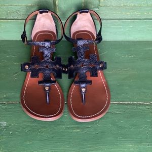 Tory Burch Miller Wedge *EUC* size 9.5